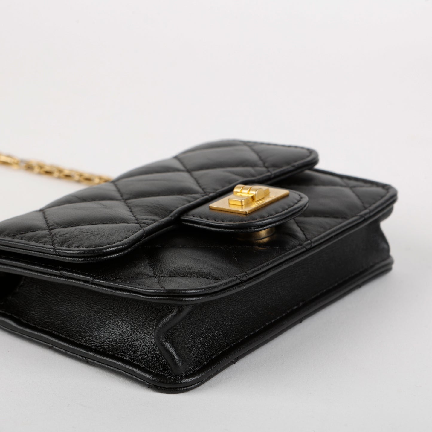 Reissue Belt Bag Black Calfskin