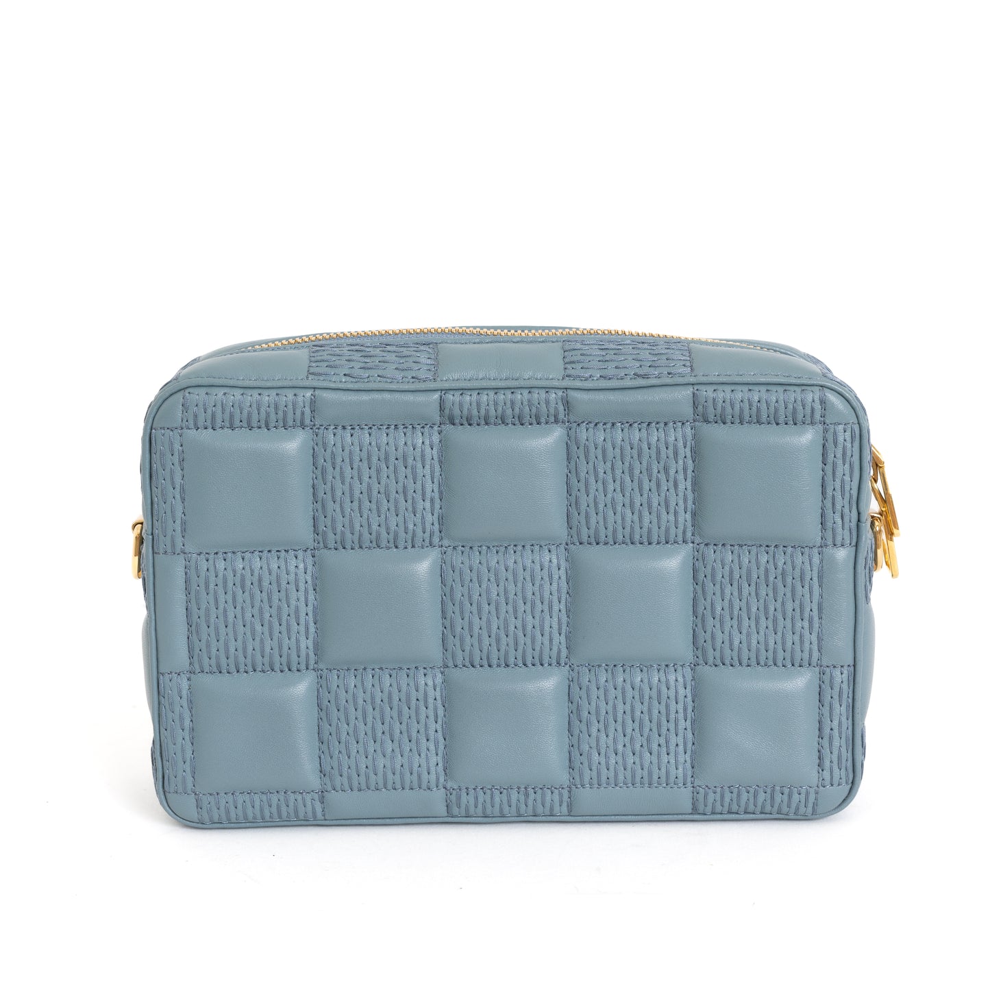 Damier Quilted Troca PM, Blue Lambskin 7708