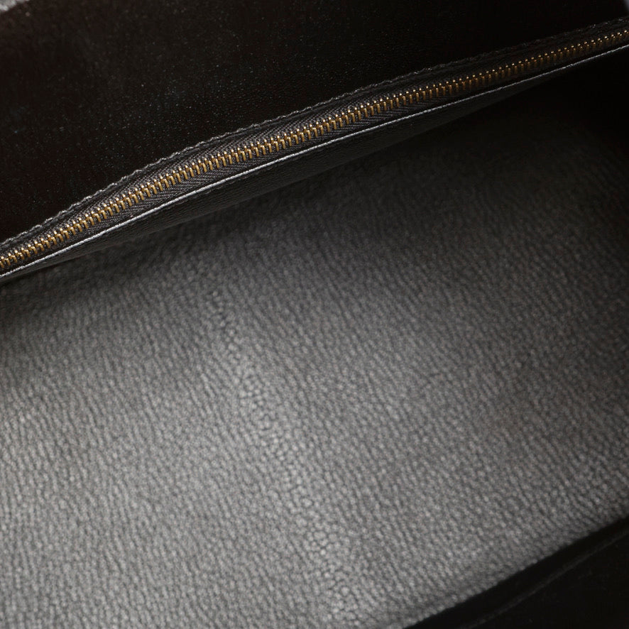 Birkin 30 Black Clemence Gold Hardware