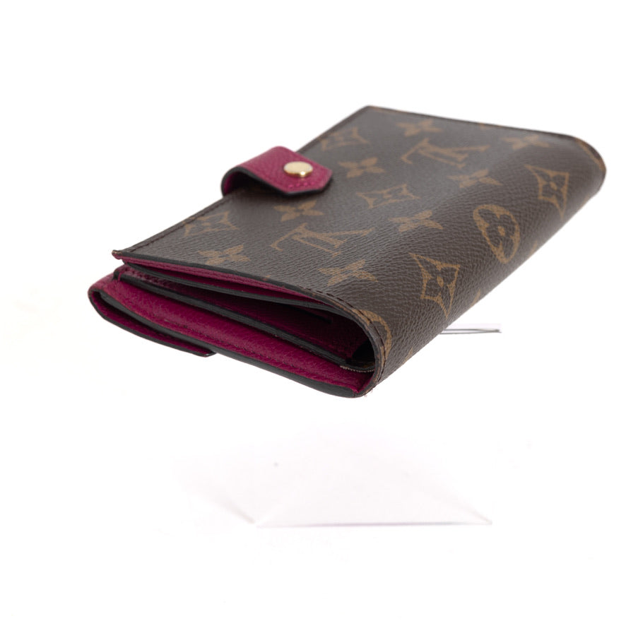 Pallas Compact Wallet, Monogram Fuchsia 2857