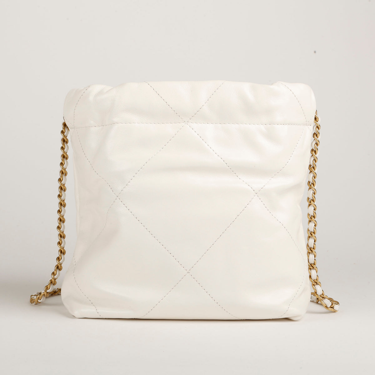 Mini 22, White Lambskin