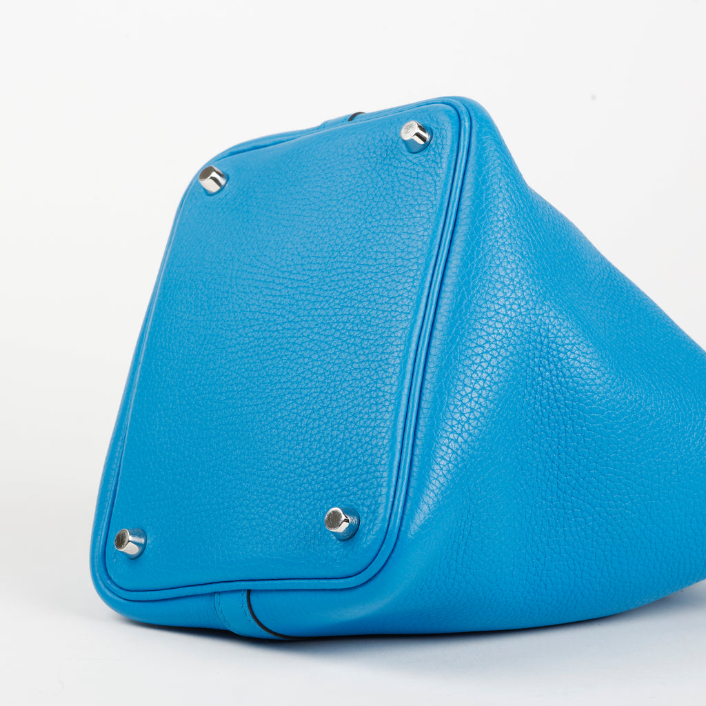 Picotin 18 Mykonos Clemence Leather Palladium Hardware