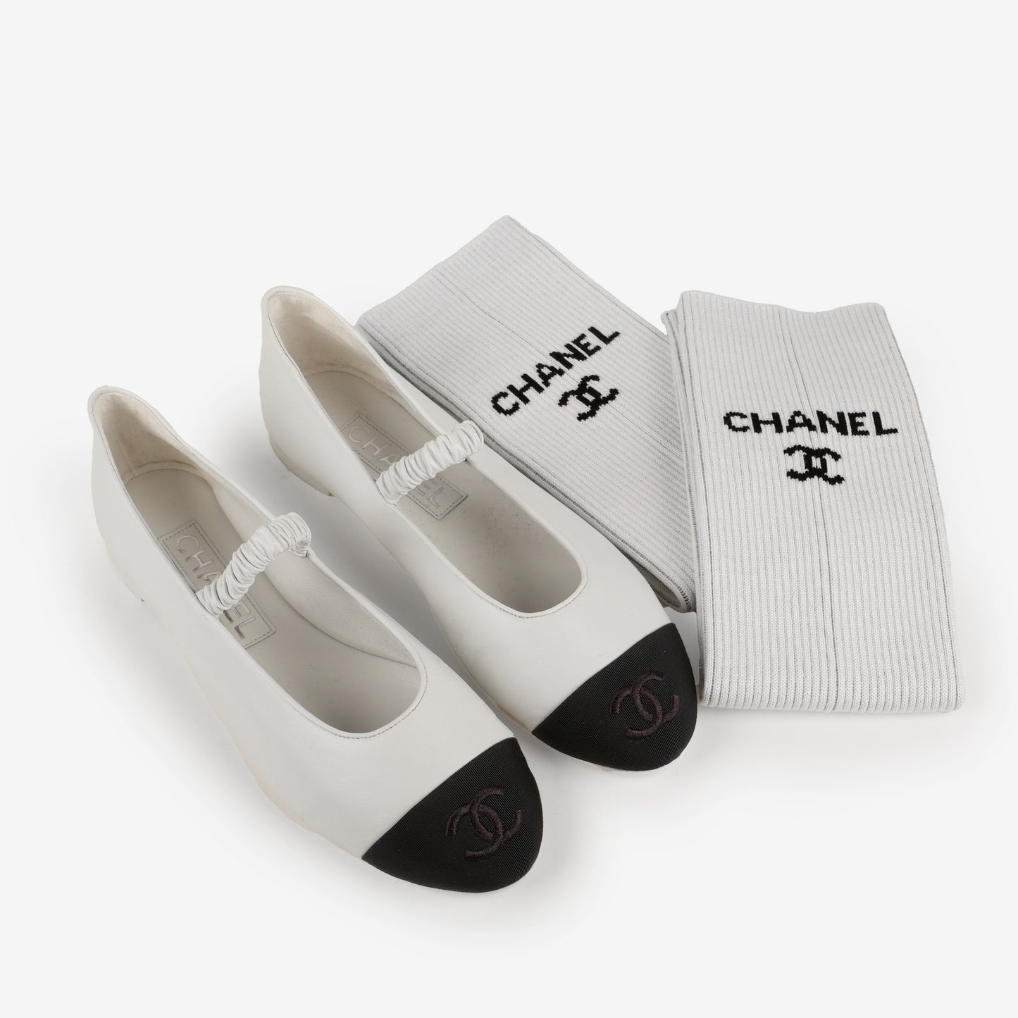 Ballet Flats With Leg Warmers