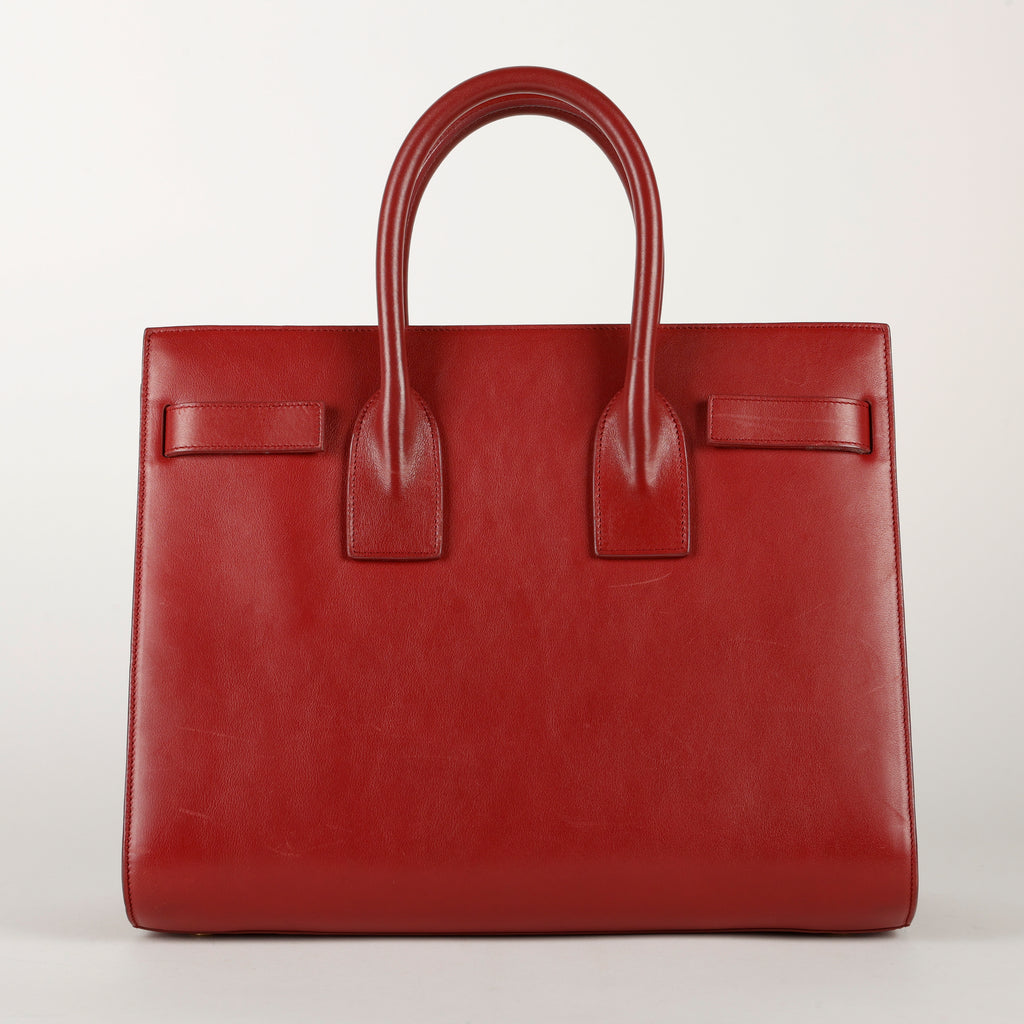 Medium Sac De Jour, Burgundy Calfskin