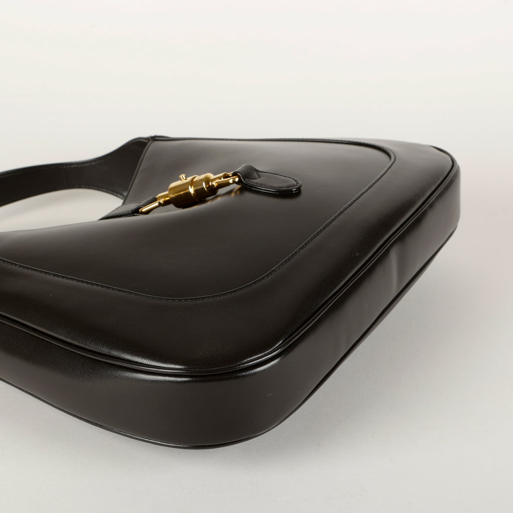 Large 1955 Jackie, Black Calfskin