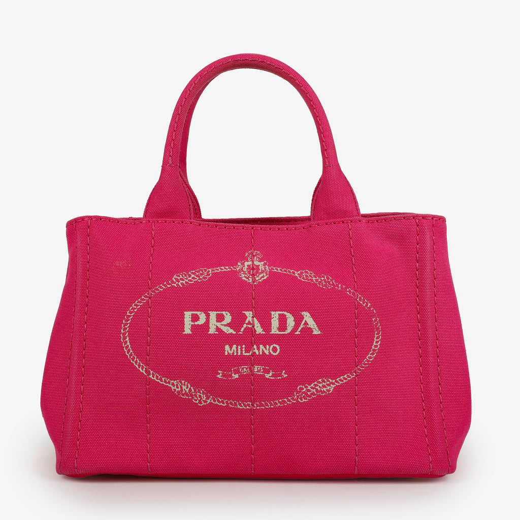 Medium Canapa Tote, Pink Canvas