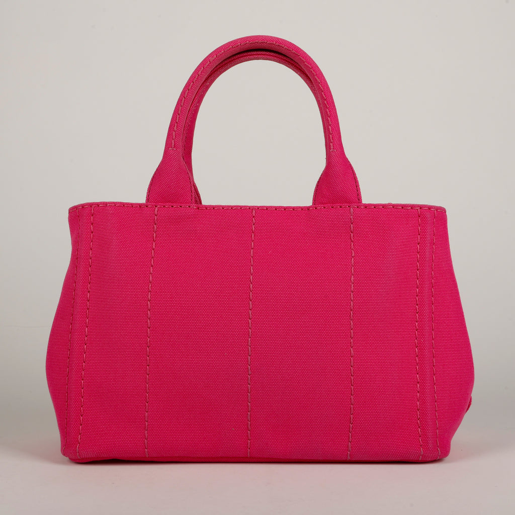 Medium Canapa Tote, Pink Canvas