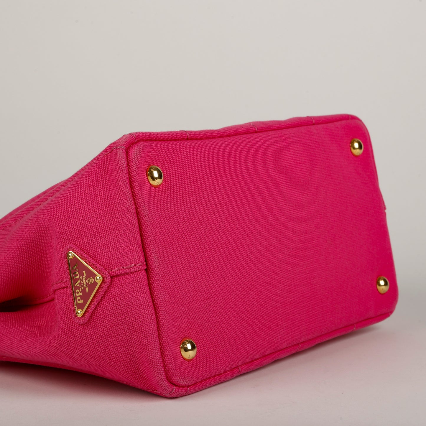 Medium Canapa Tote, Pink Canvas