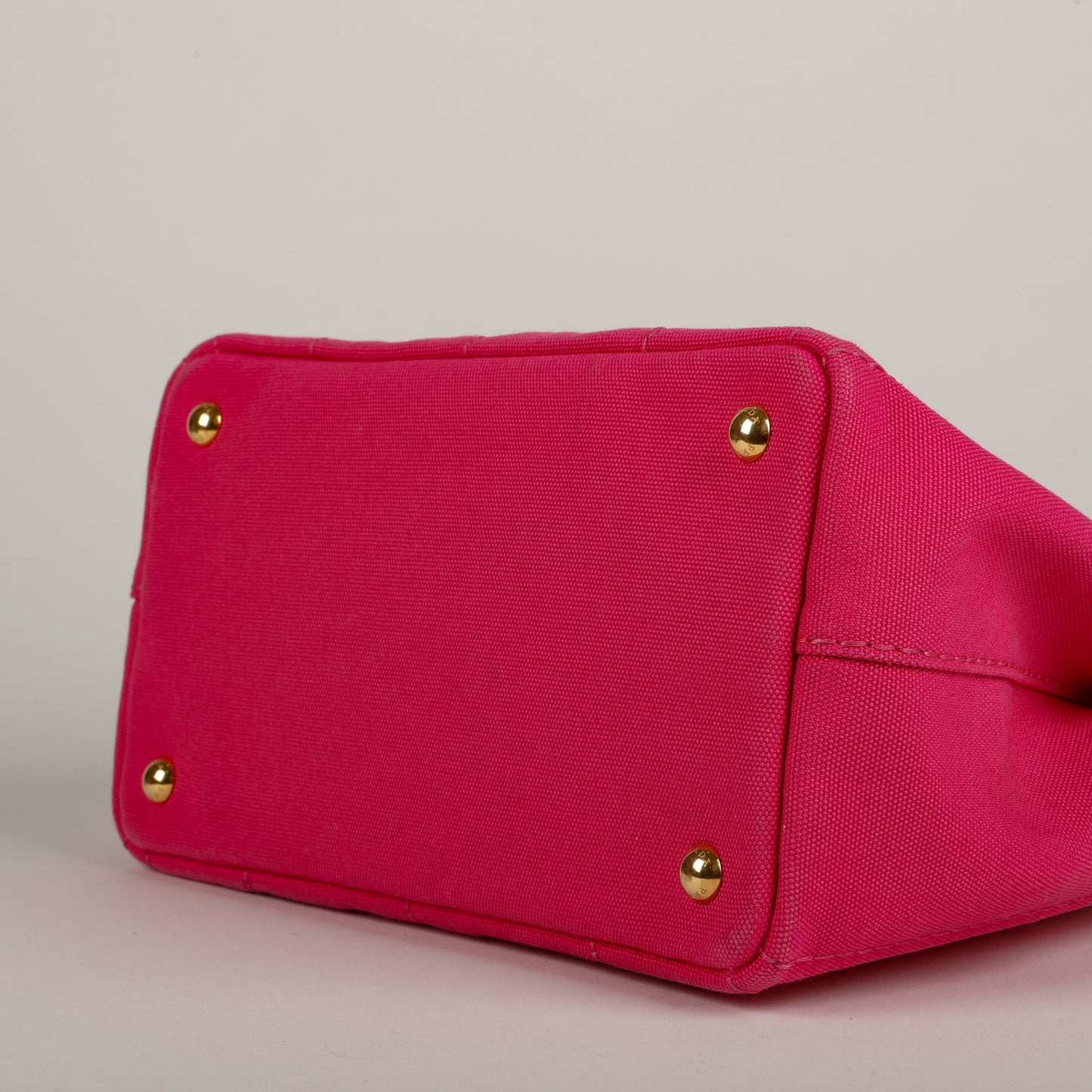 Medium Canapa Tote, Pink Canvas