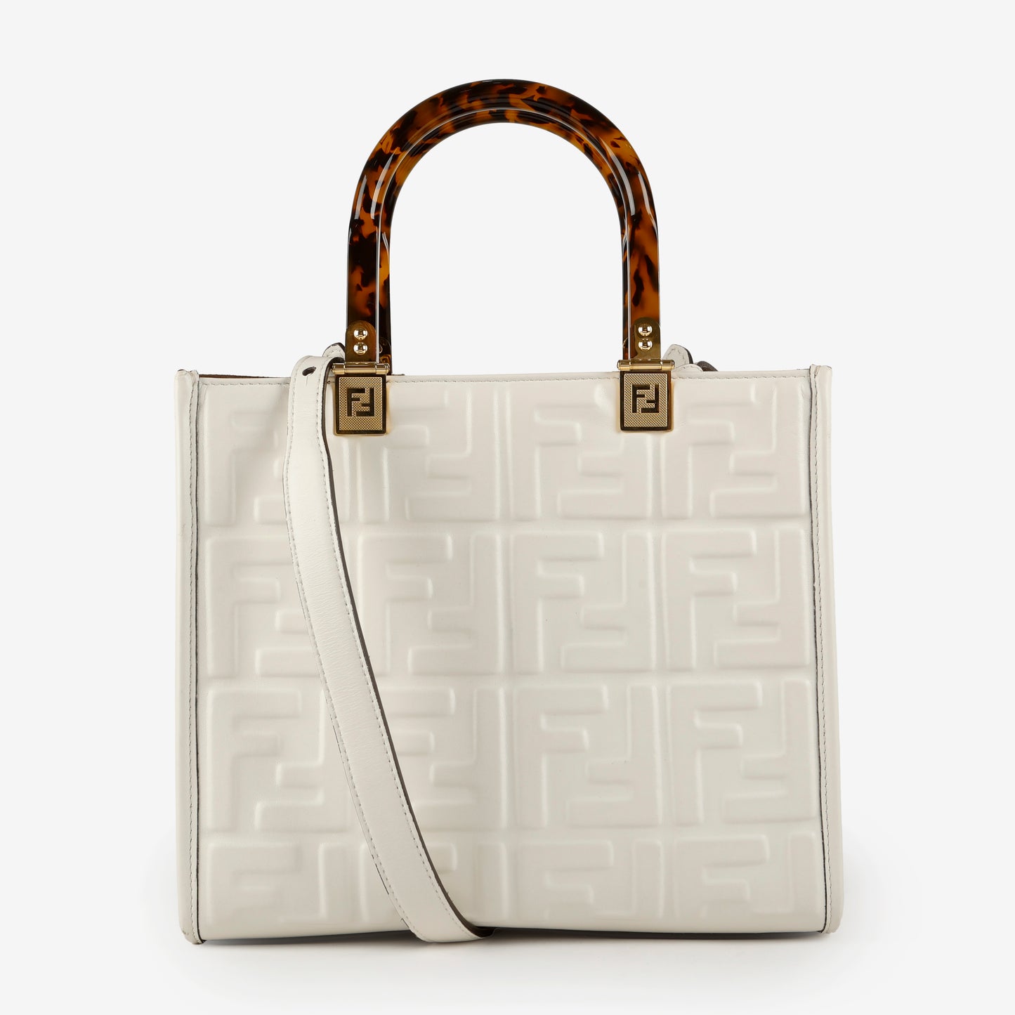 Small Sunshine, White Nappa Lambskin