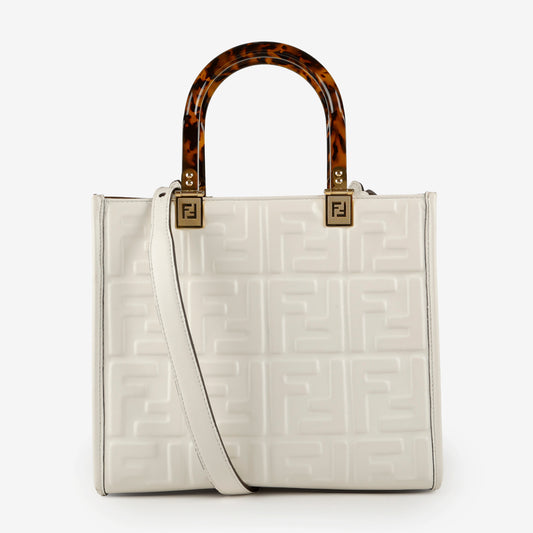 Small Sunshine, White Nappa Lambskin