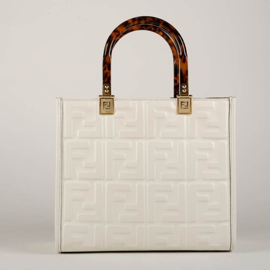 Small Sunshine, White Nappa Lambskin