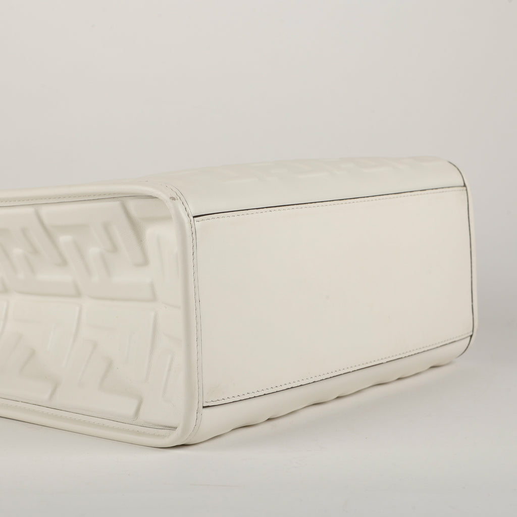 Small Sunshine, White Nappa Lambskin