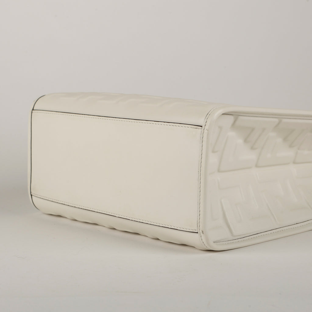 Small Sunshine, White Nappa Lambskin