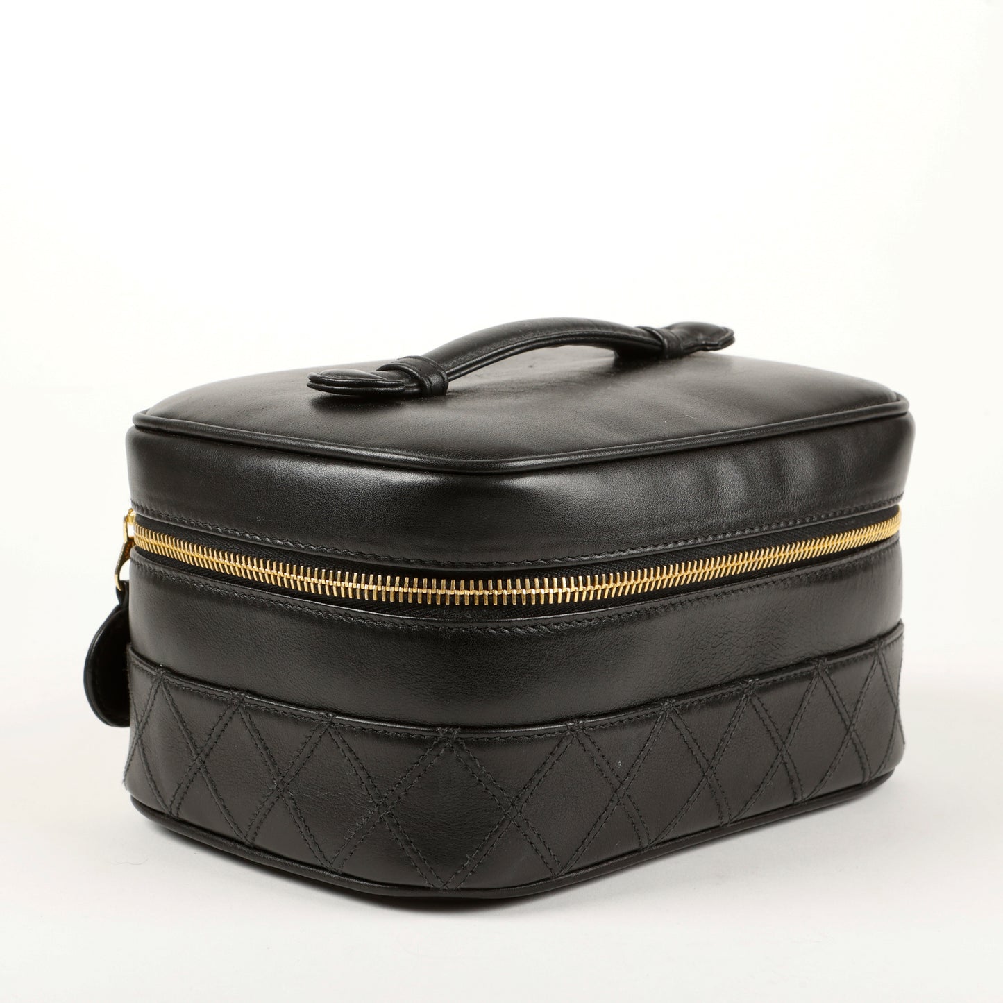 Vanity Case Calfksin, Black 1184