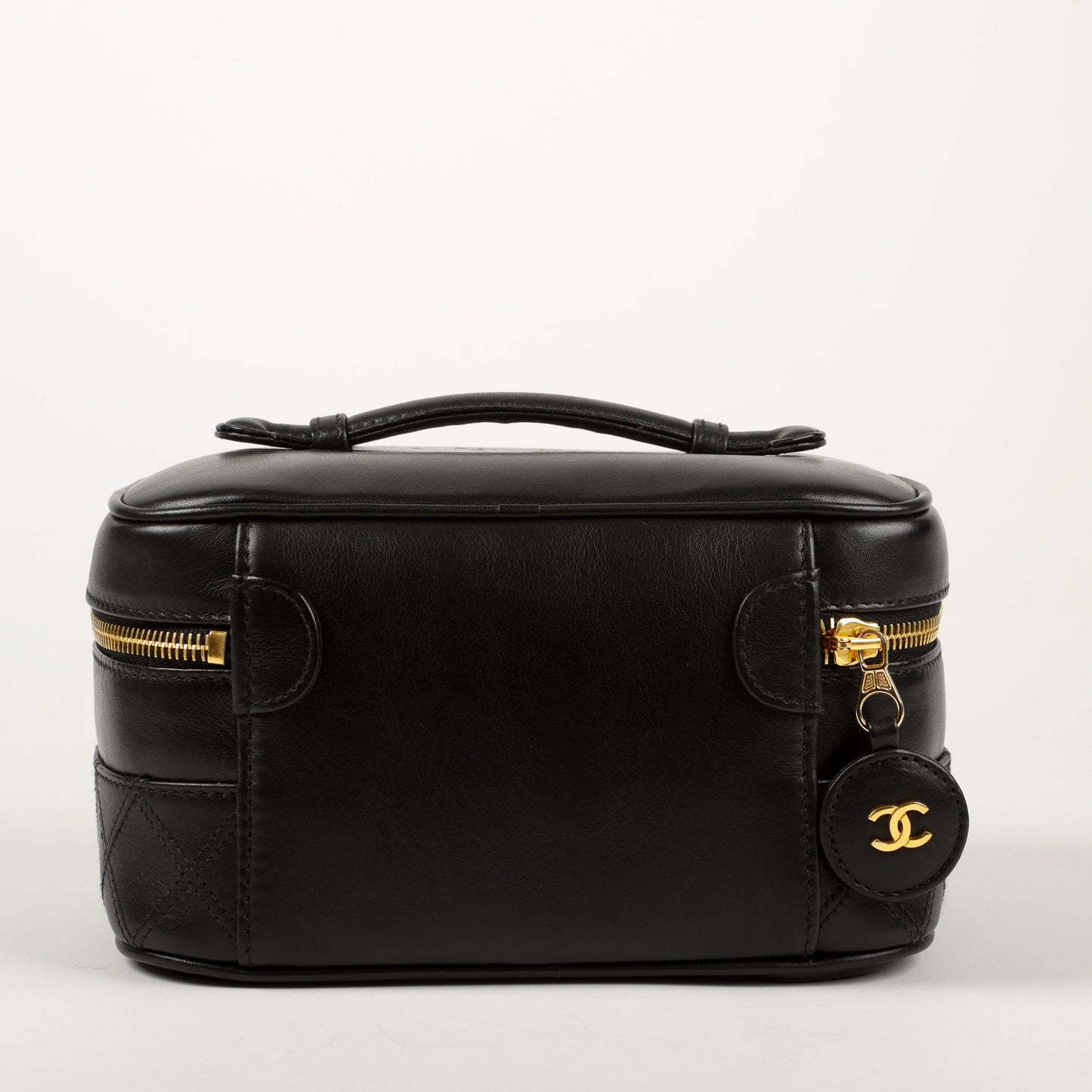Vanity Case Calfksin, Black 1184