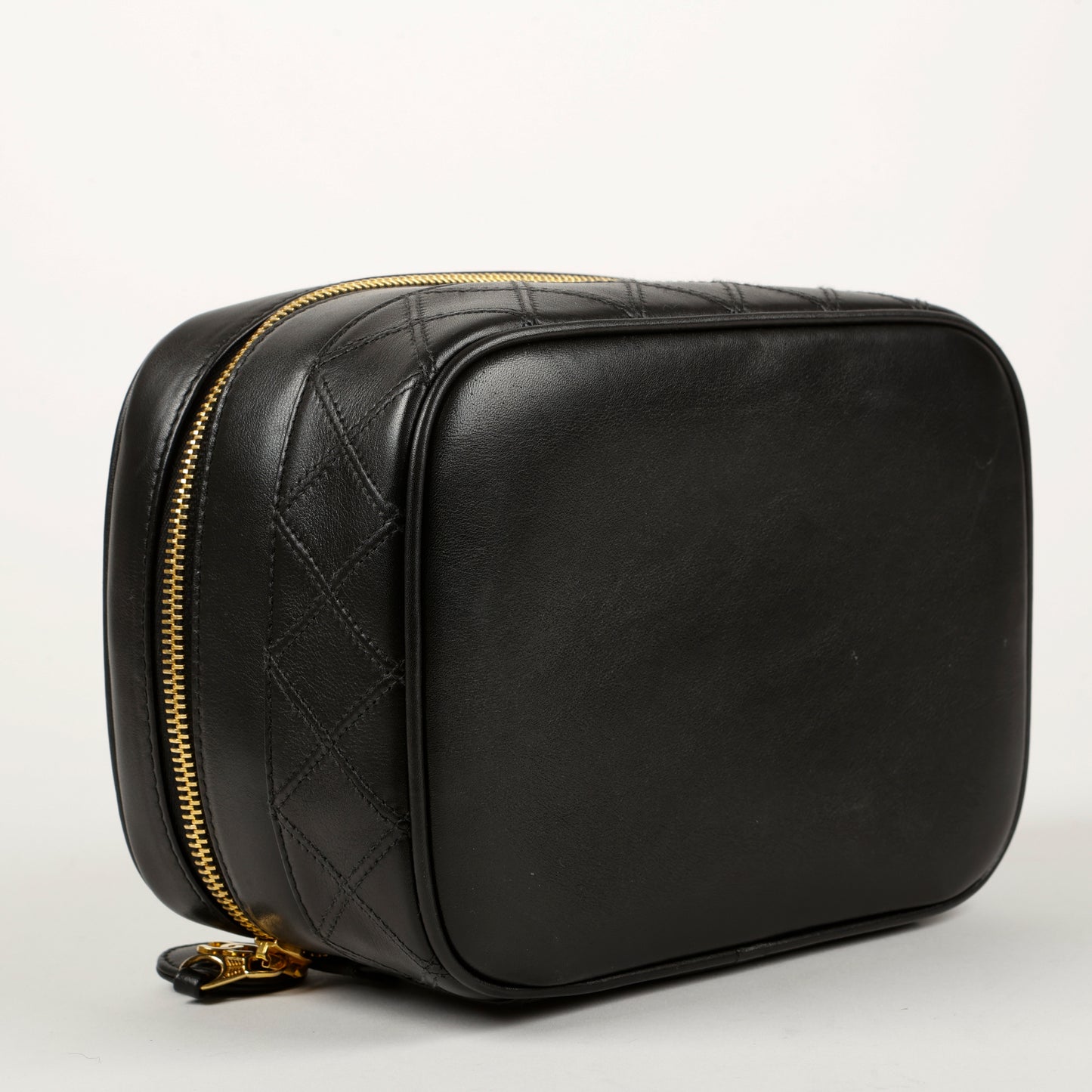 Vanity Case Calfksin, Black 1184
