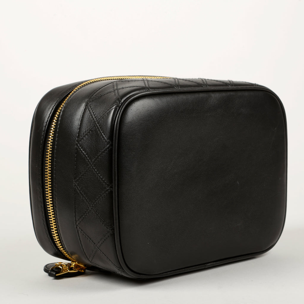 Vanity Case Calfksin, Black 1184