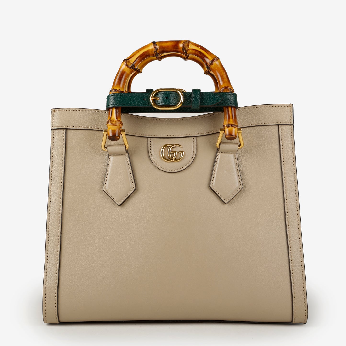 Medium Diana Bamboo Tote, Taupe