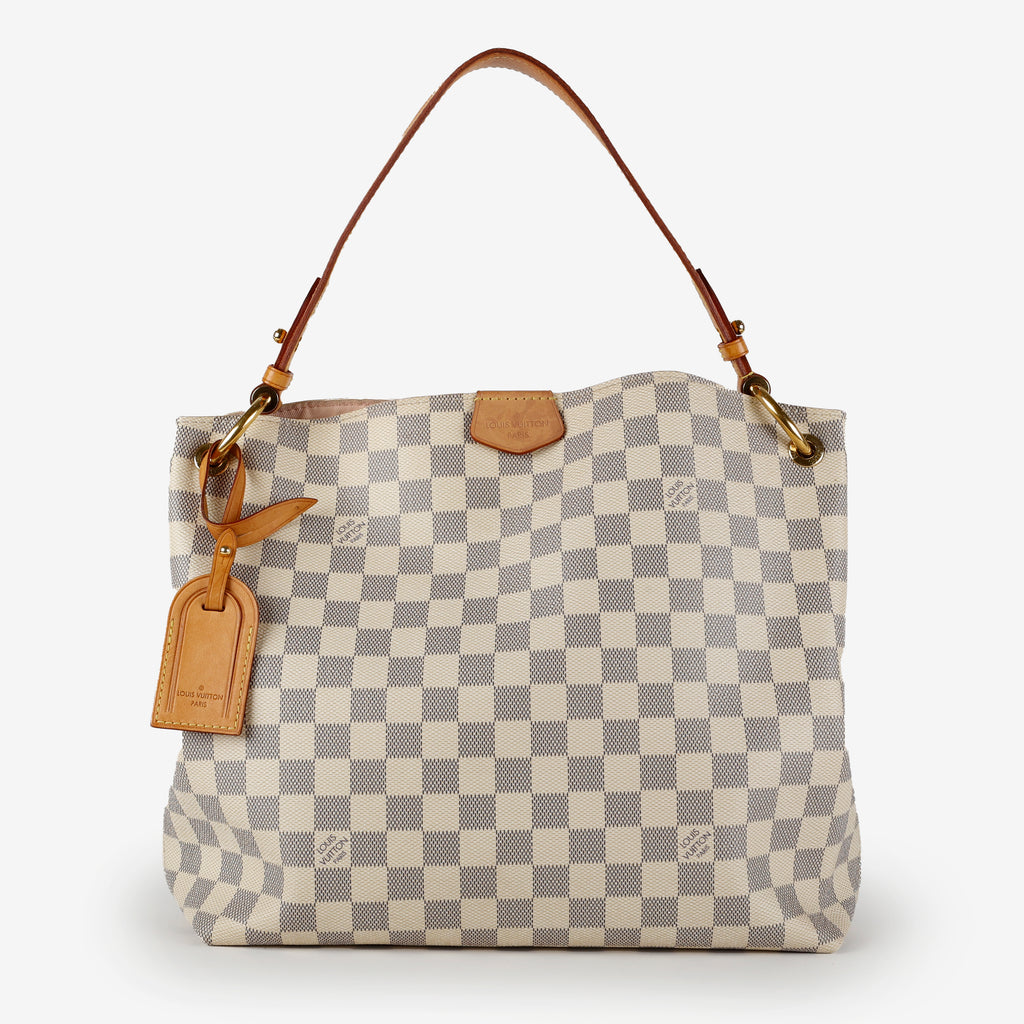Graceful PM, Damier Azur Rose Ballerine