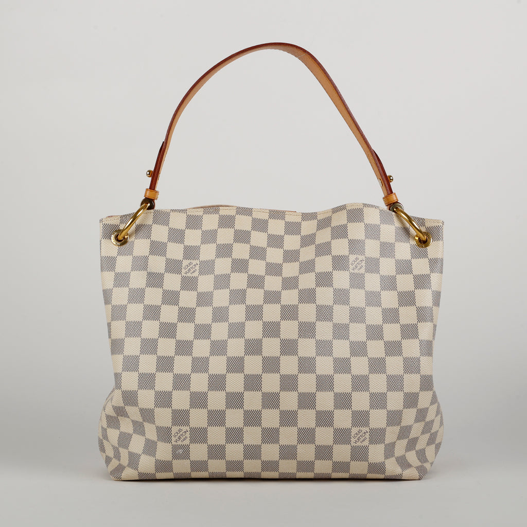 Graceful PM, Damier Azur Rose Ballerine