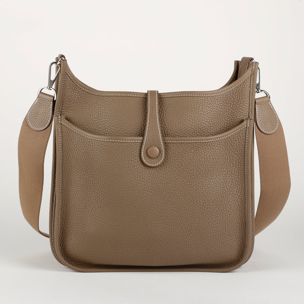 Evelyne PM III, Etoupe Clemence Palladium Hardware