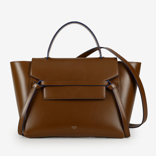 Mini Belt Bag Palmelato, Camel Blue