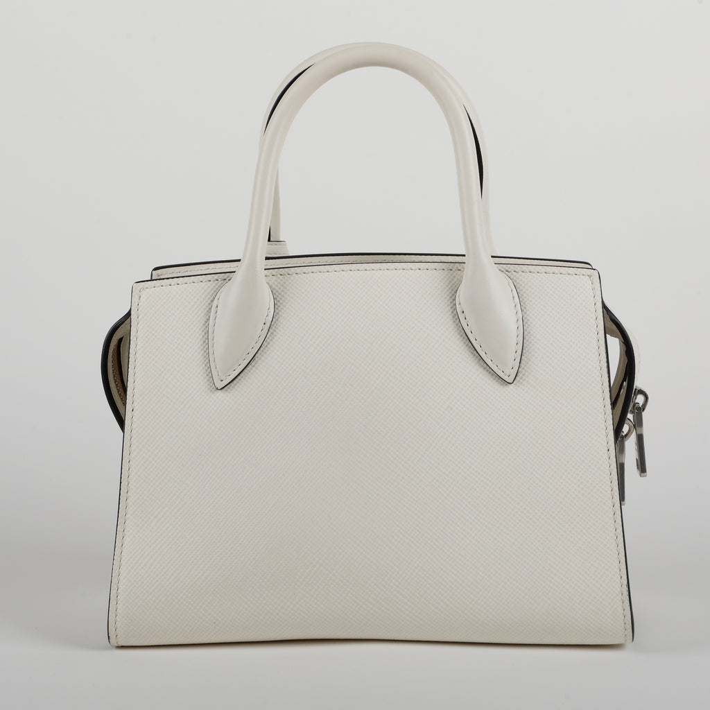 Mini Monochrome Top Handle, White