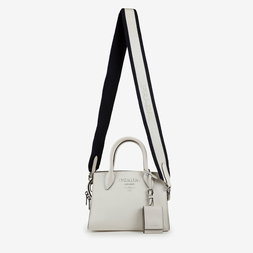 Mini Monochrome Top Handle, White