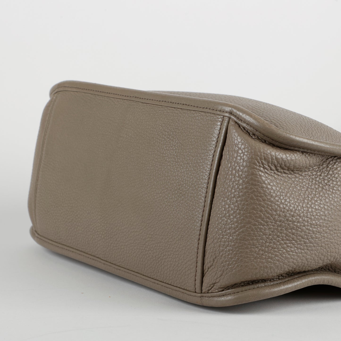 Leather Hobo, Grey Calfskin