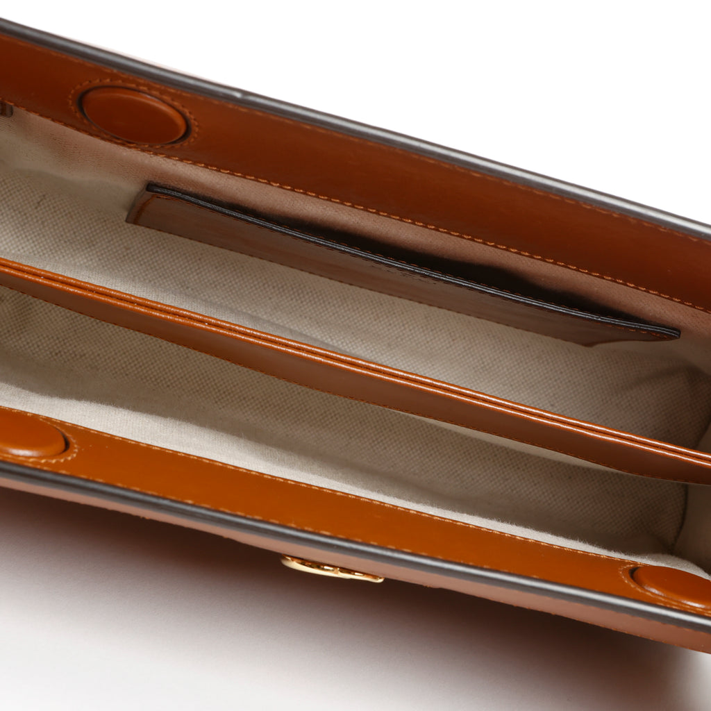 Small Guccisima Chain Shoulder Bag, Caramel