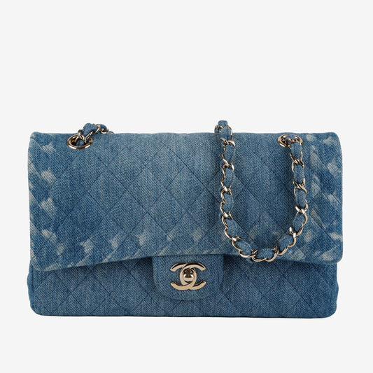 Medium Double Flap, Denim CHW 11520