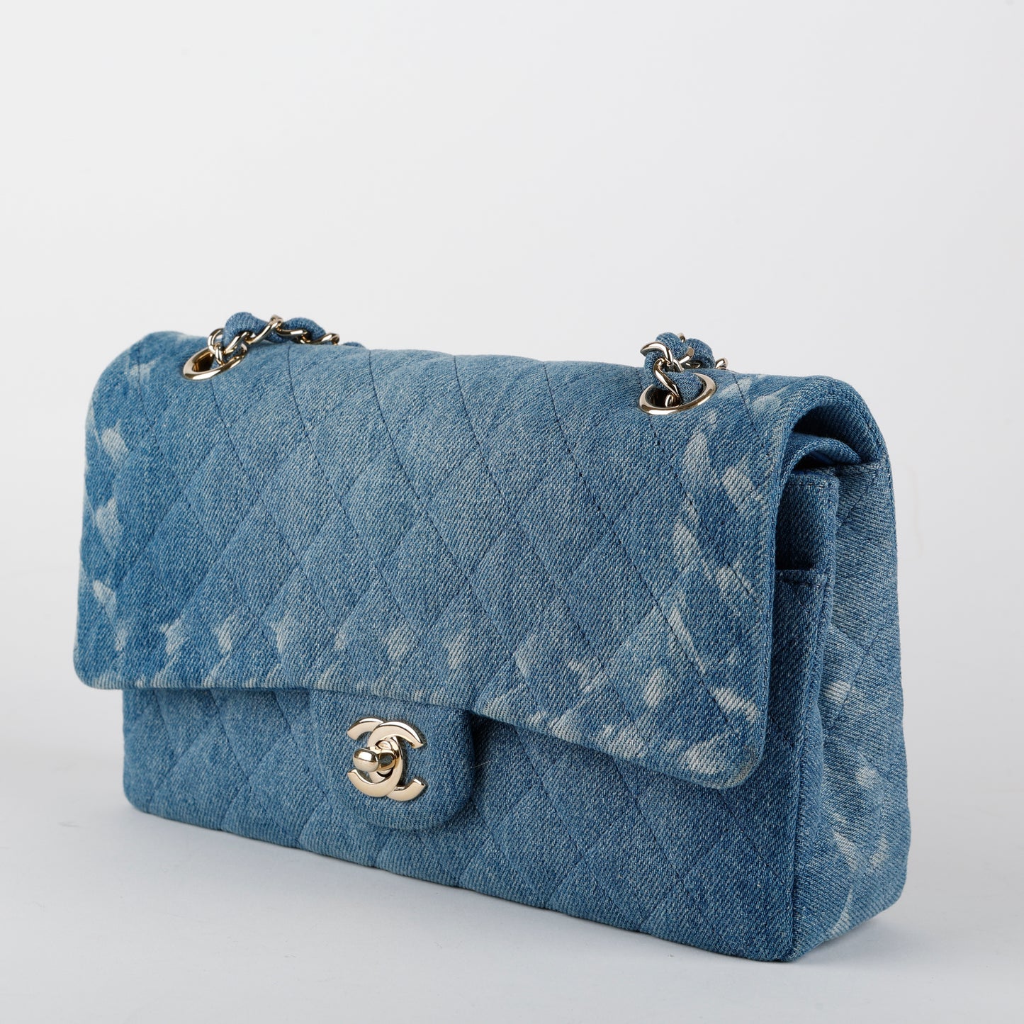 Medium Double Flap, Denim CHW 11520