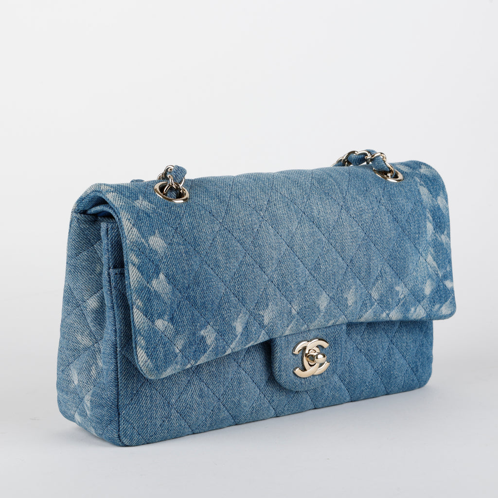 Medium Double Flap, Denim CHW 11520
