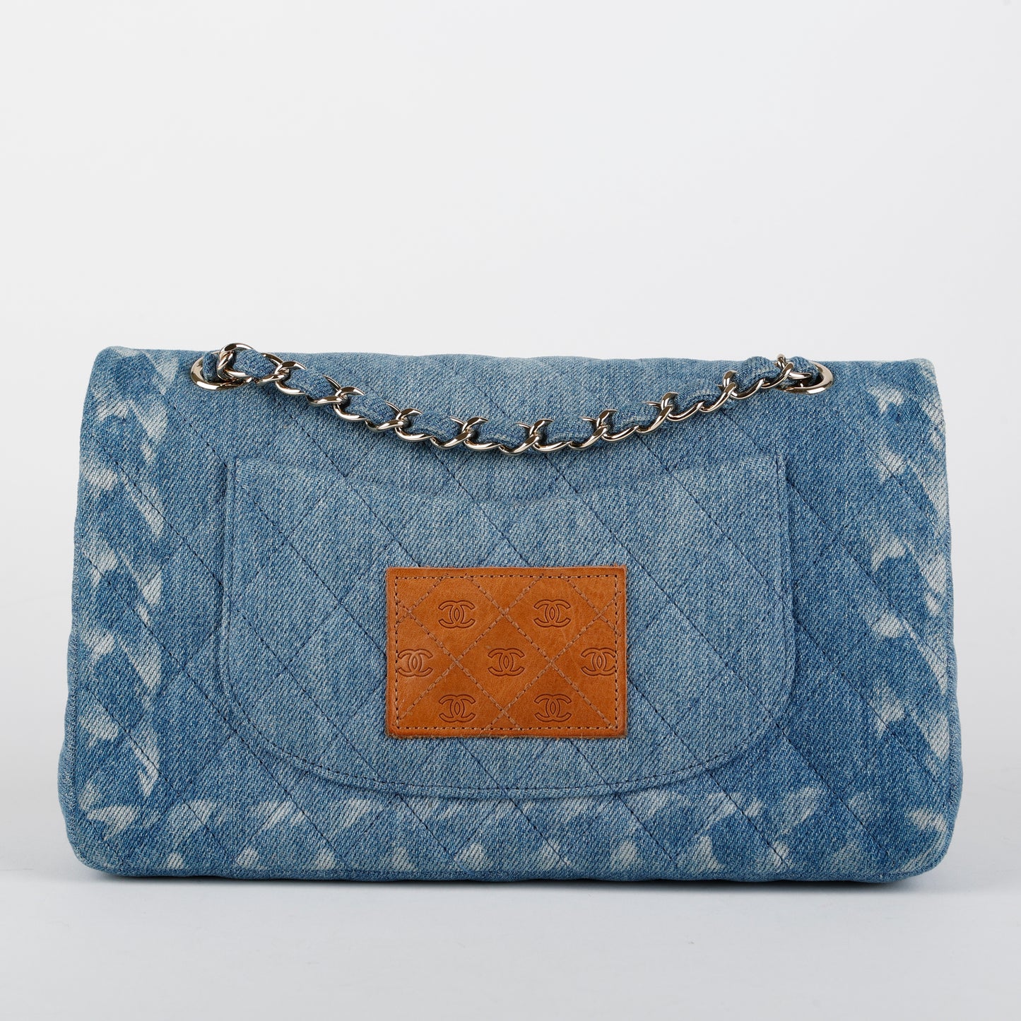 Medium Double Flap, Denim CHW 11520
