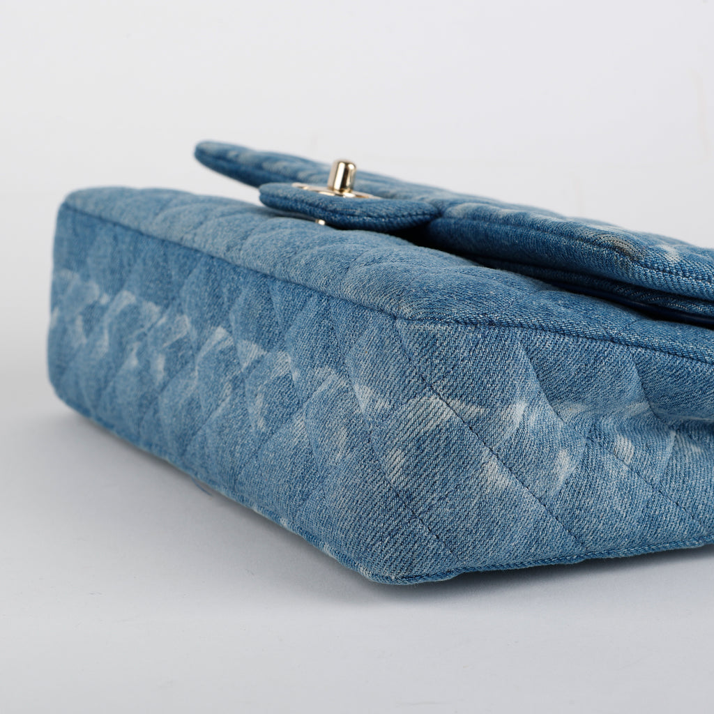 Medium Double Flap, Denim CHW 11520