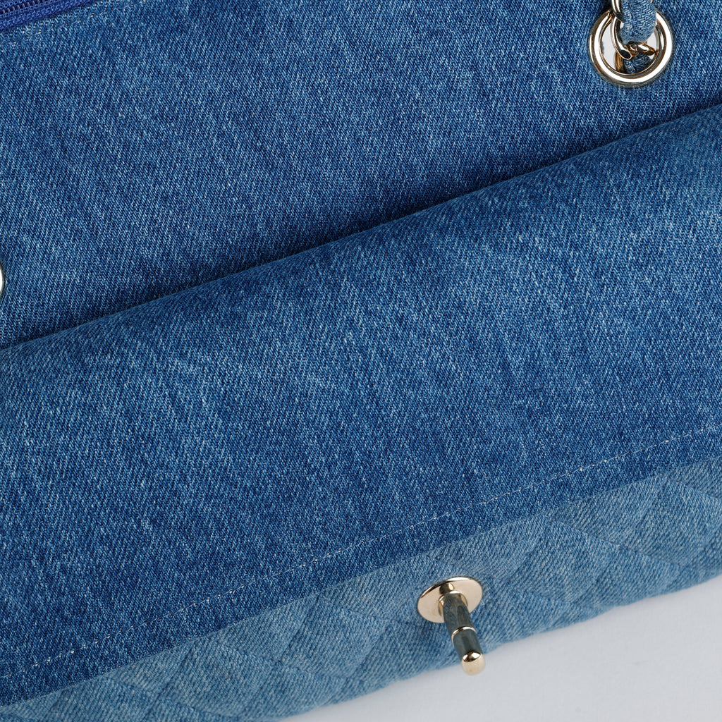 Medium Double Flap, Denim CHW 11520