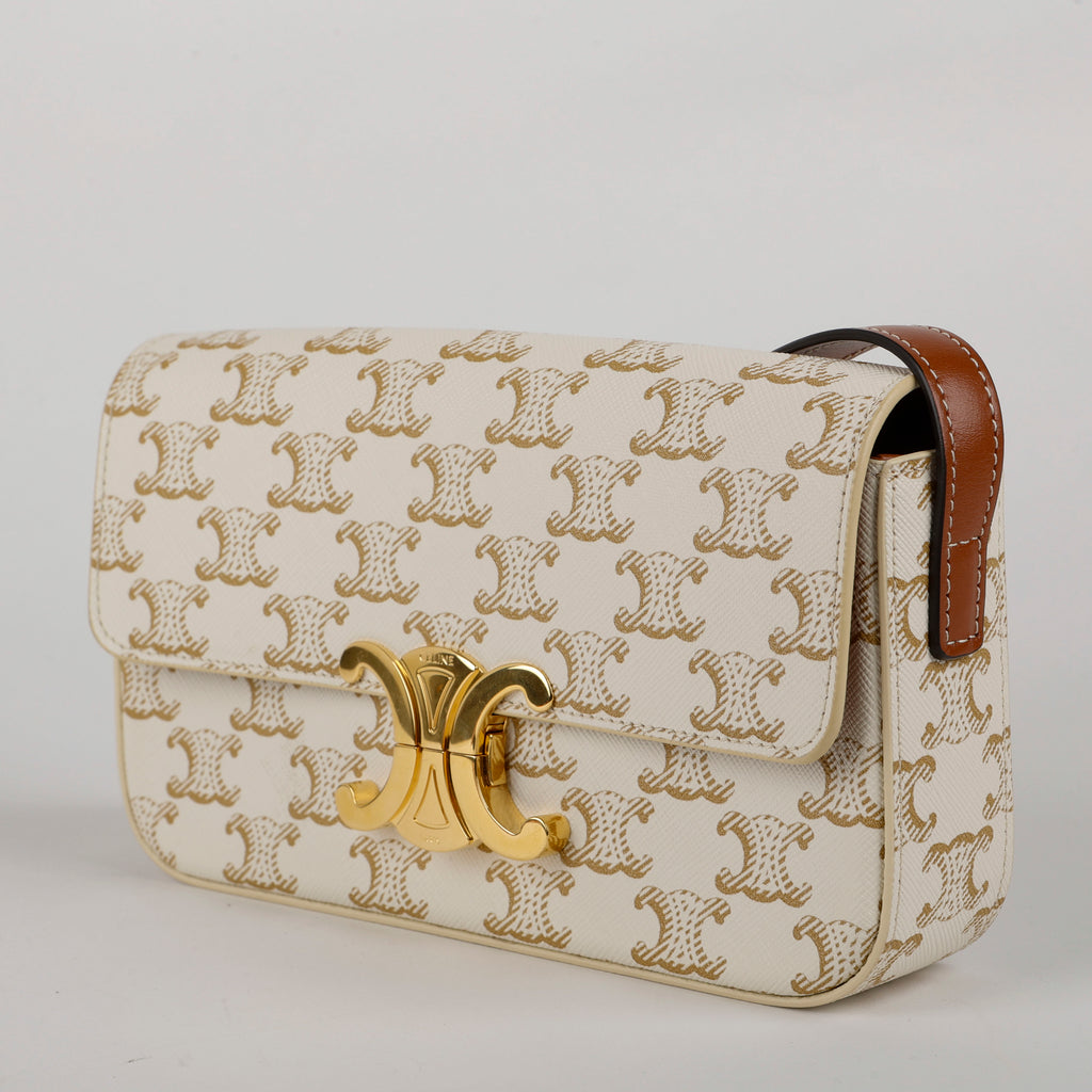 Triomphe Shoulder Bag, Claude Canvas 11558
