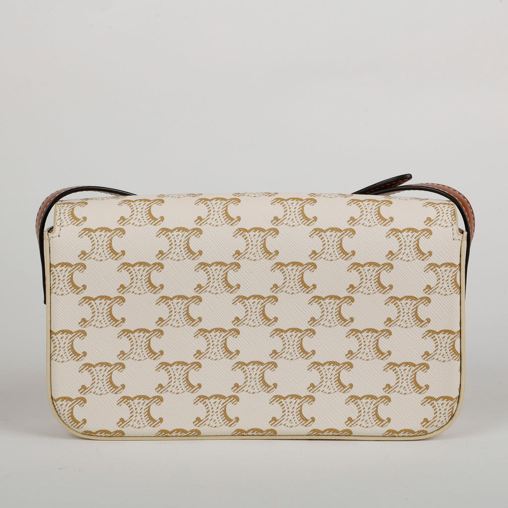 Triomphe Shoulder Bag, Claude Canvas 11558