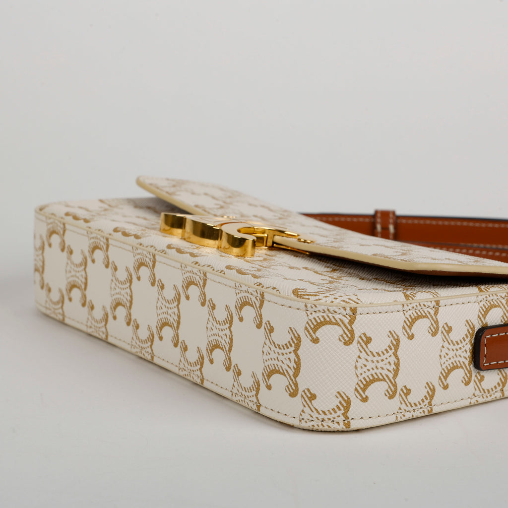 Triomphe Shoulder Bag, Claude Canvas 11558