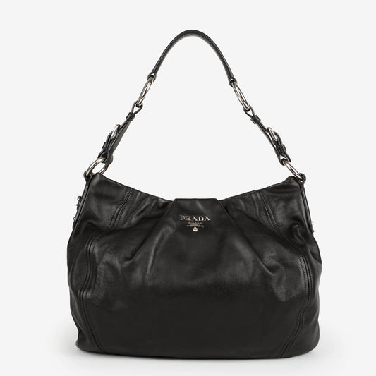 Black Buckle Tote 11562