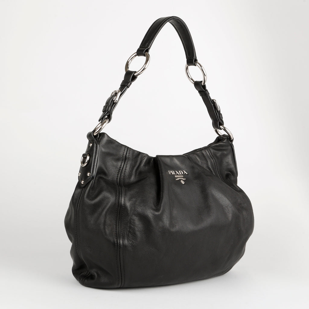 Black Buckle Tote 11562