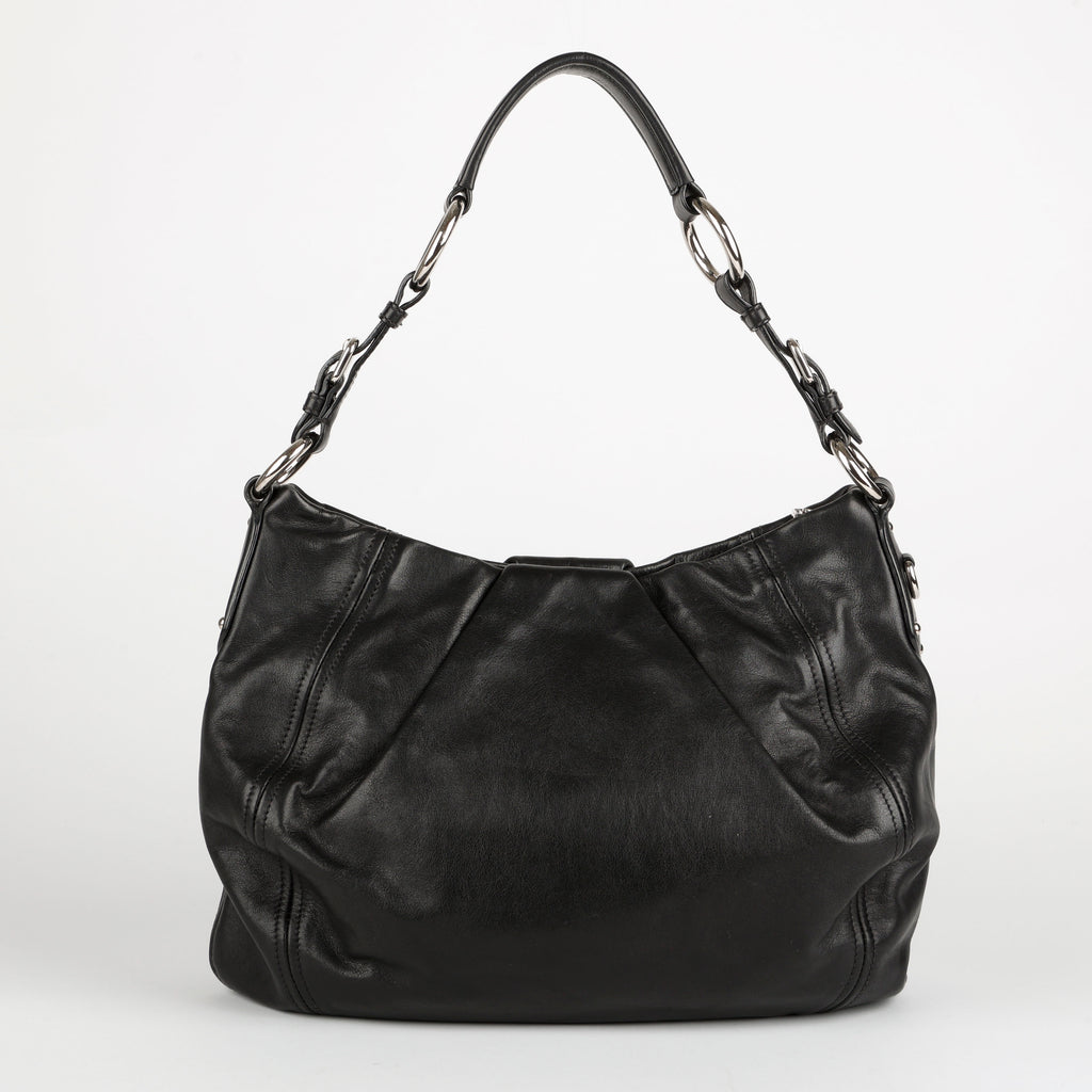 Black Buckle Tote 11562