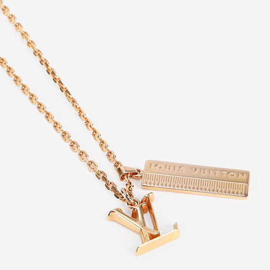 Sound Keyboard Necklace Rose Gold
