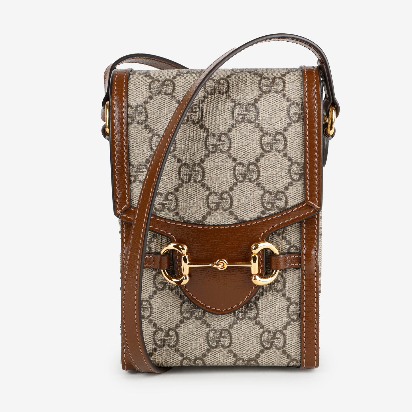 Mini Horsebit Crossbody, Coated Canvas