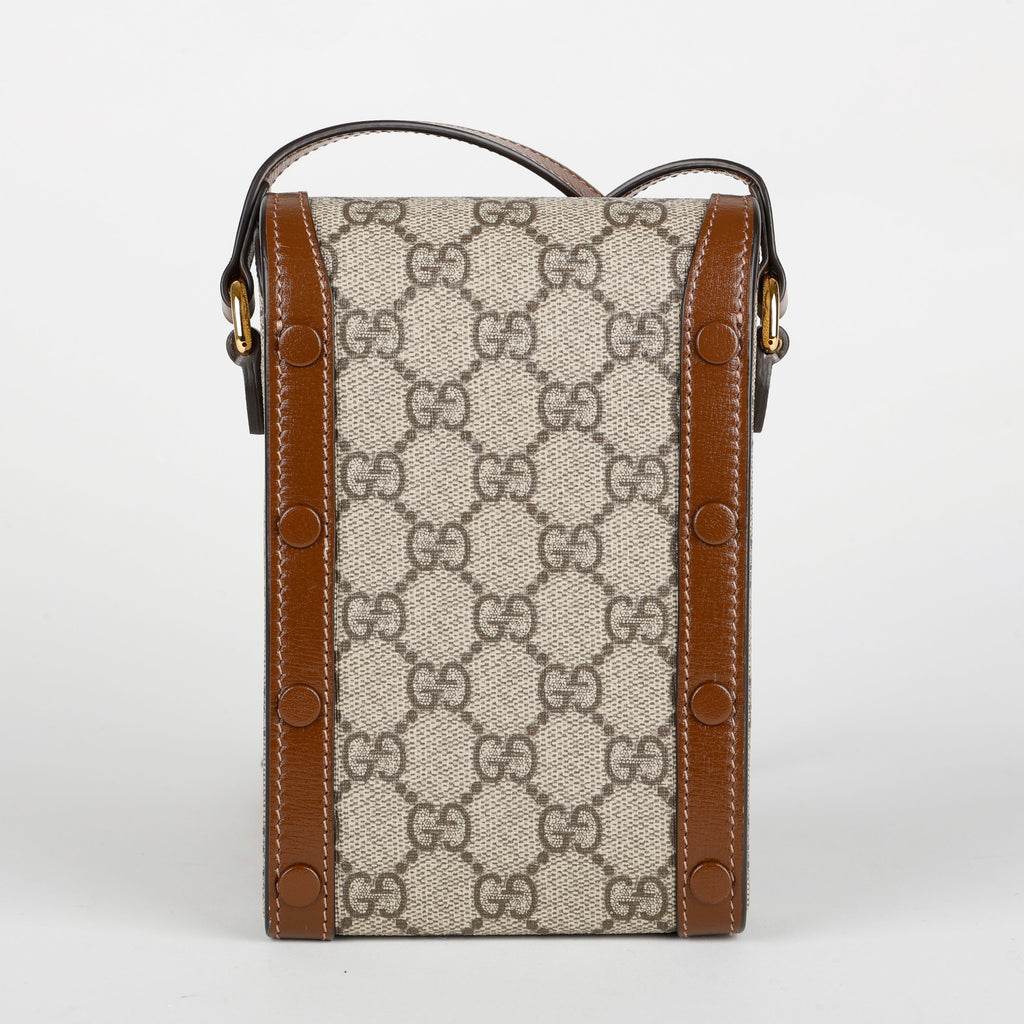 Mini Horsebit Crossbody, Coated Canvas