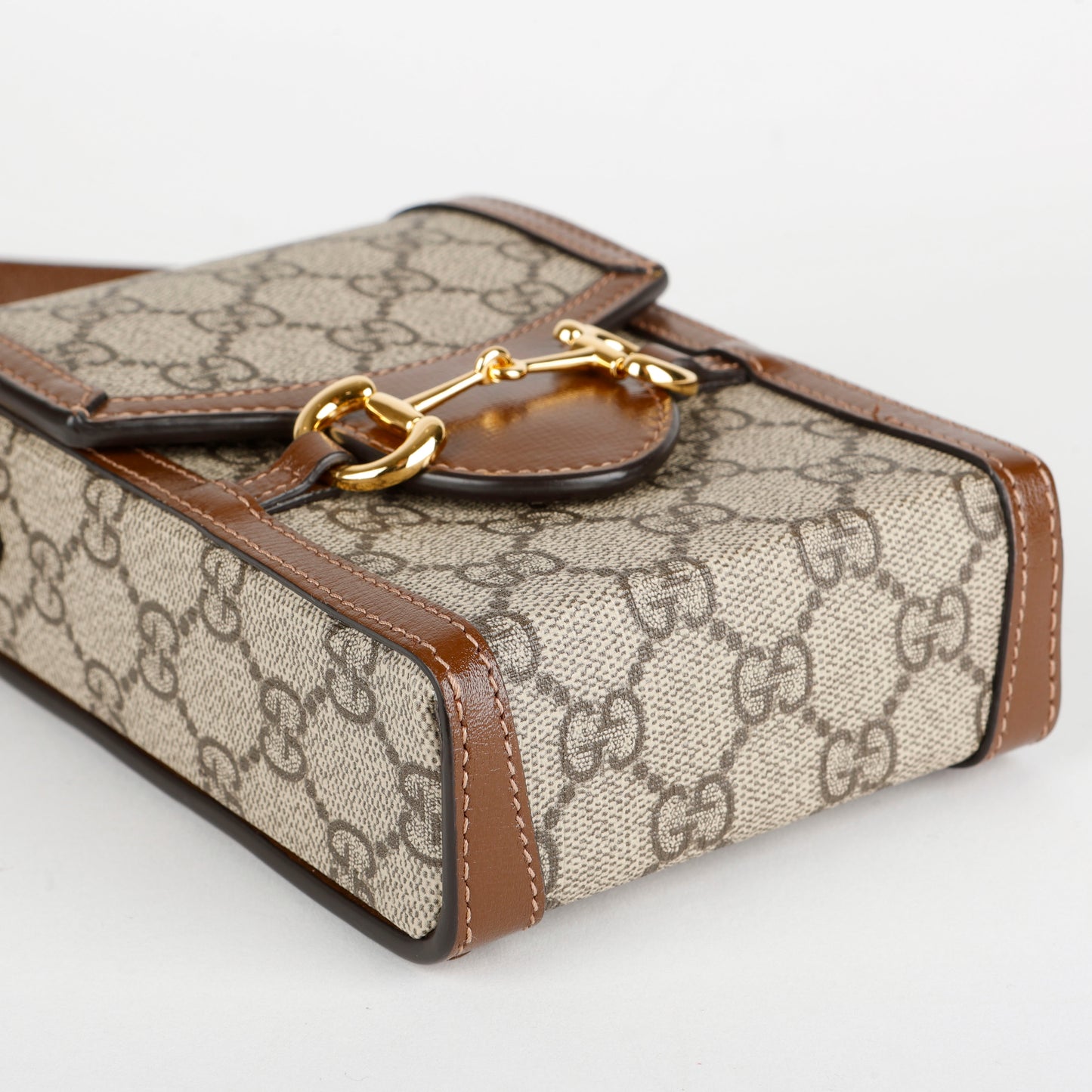Mini Horsebit Crossbody, Coated Canvas