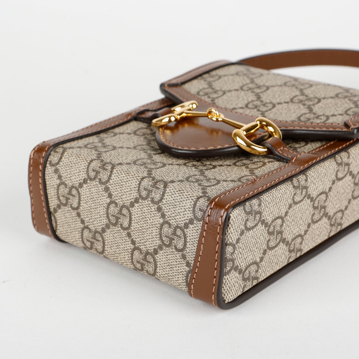 Mini Horsebit Crossbody, Coated Canvas