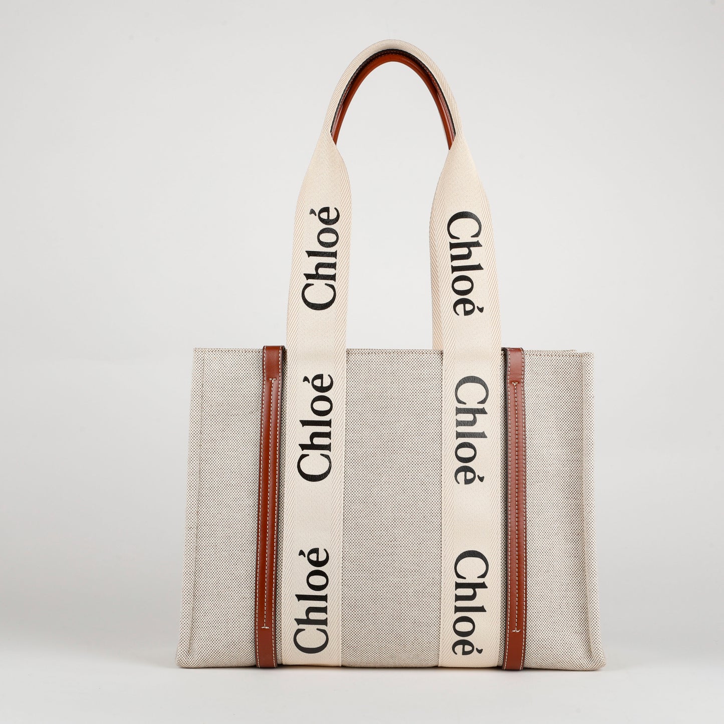 Medium Woody Tote, Beige