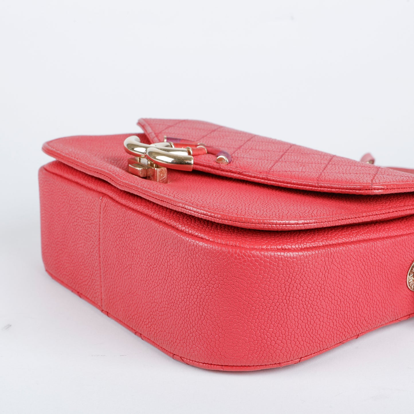 Small Cuba Top Handle Flap, Pink Caviar